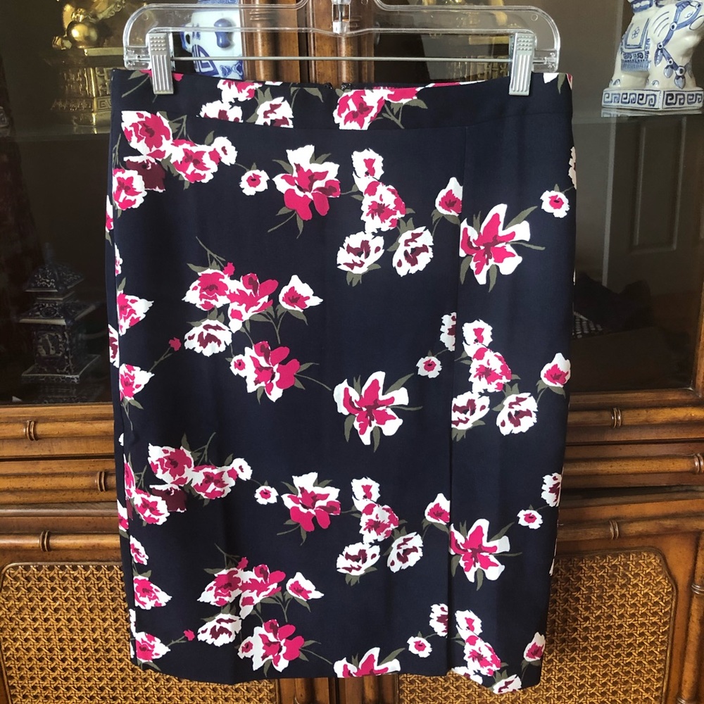 J.Crew Midi Floral Skirt